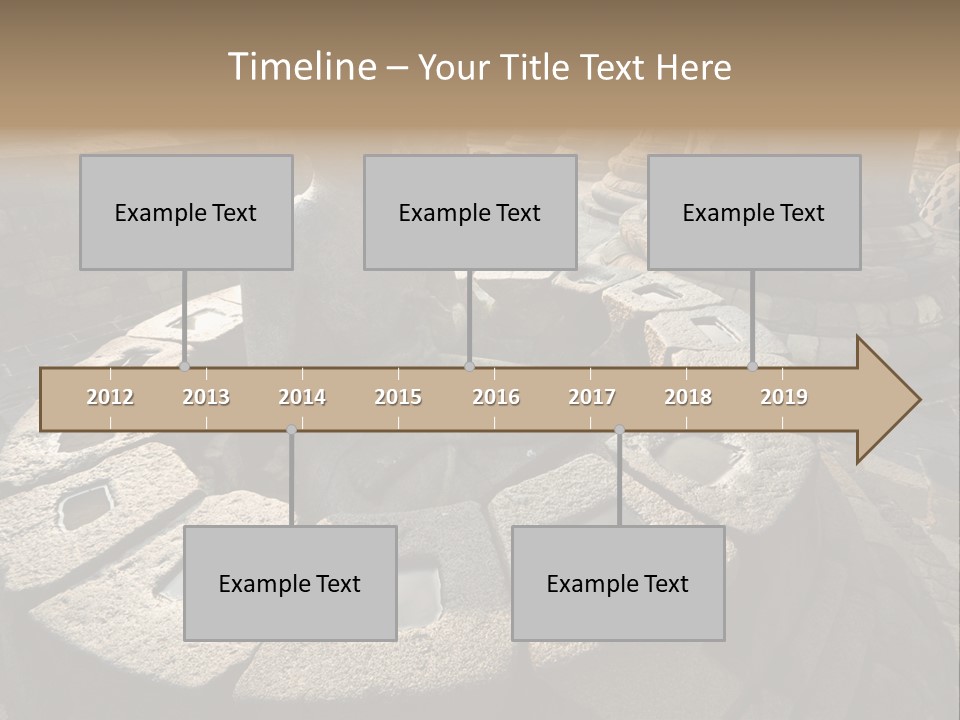 Prambanan Buddha Morning PowerPoint Template