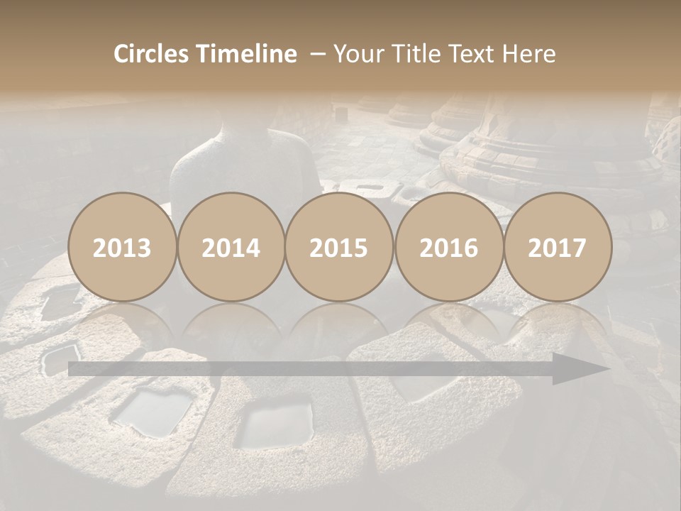 Prambanan Buddha Morning PowerPoint Template