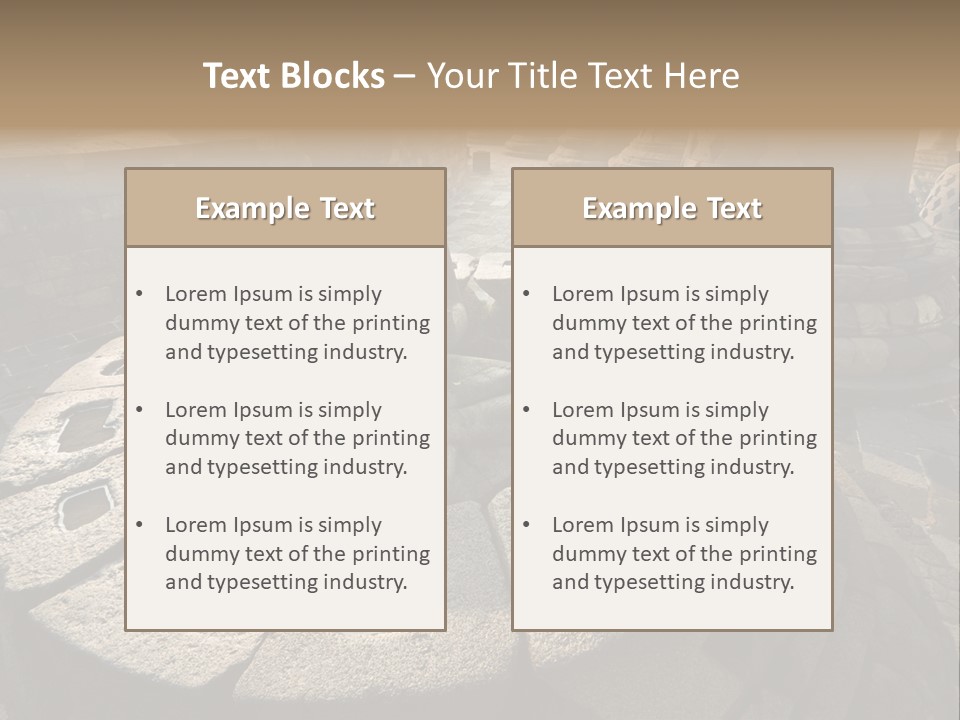 Prambanan Buddha Morning PowerPoint Template