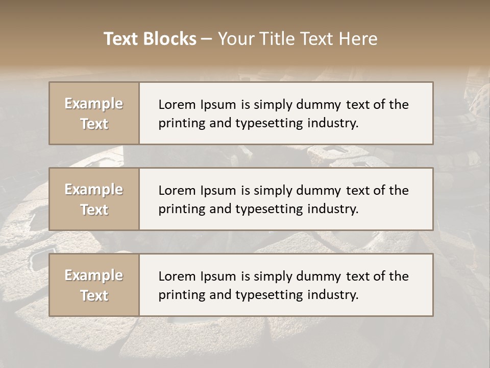 Prambanan Buddha Morning PowerPoint Template