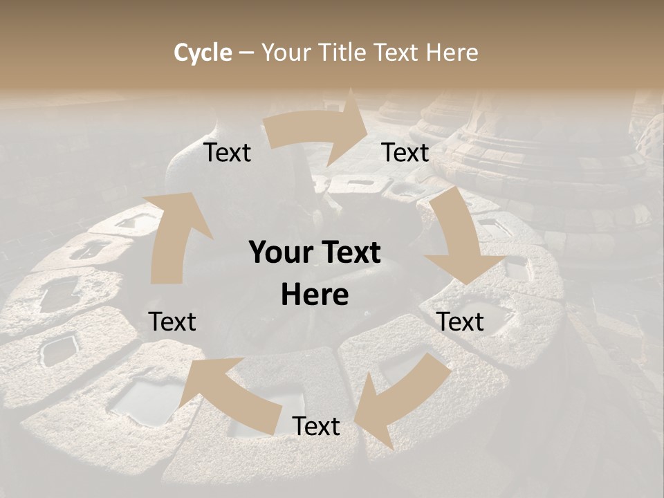 Prambanan Buddha Morning PowerPoint Template