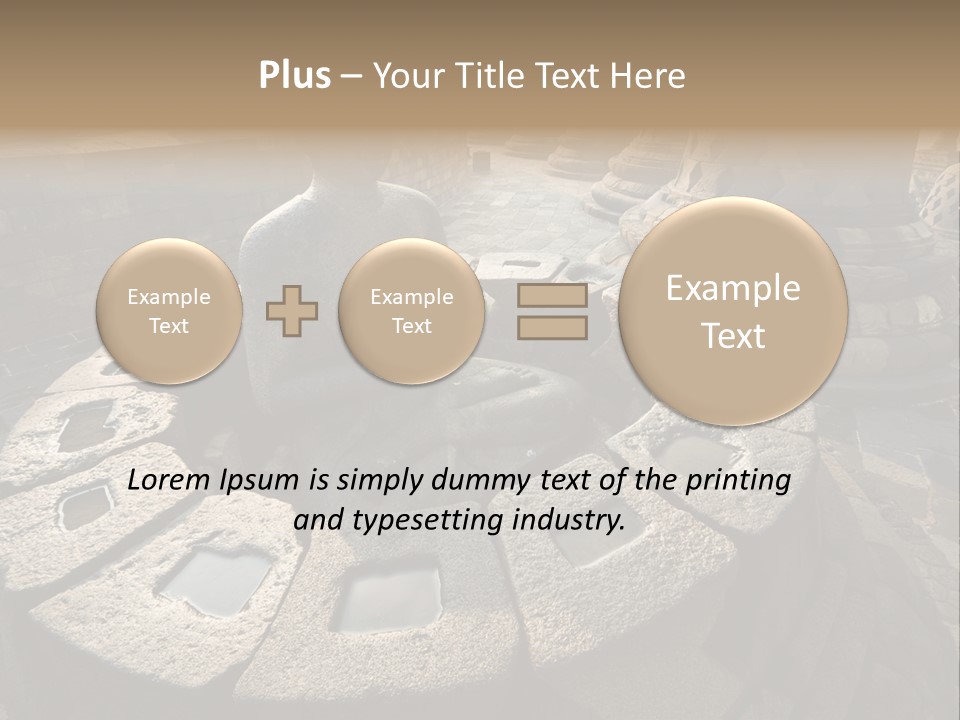 Prambanan Buddha Morning PowerPoint Template