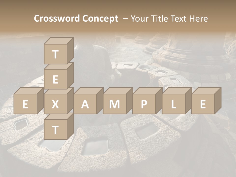 Prambanan Buddha Morning PowerPoint Template