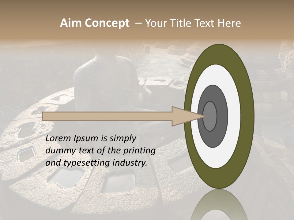 Prambanan Buddha Morning PowerPoint Template