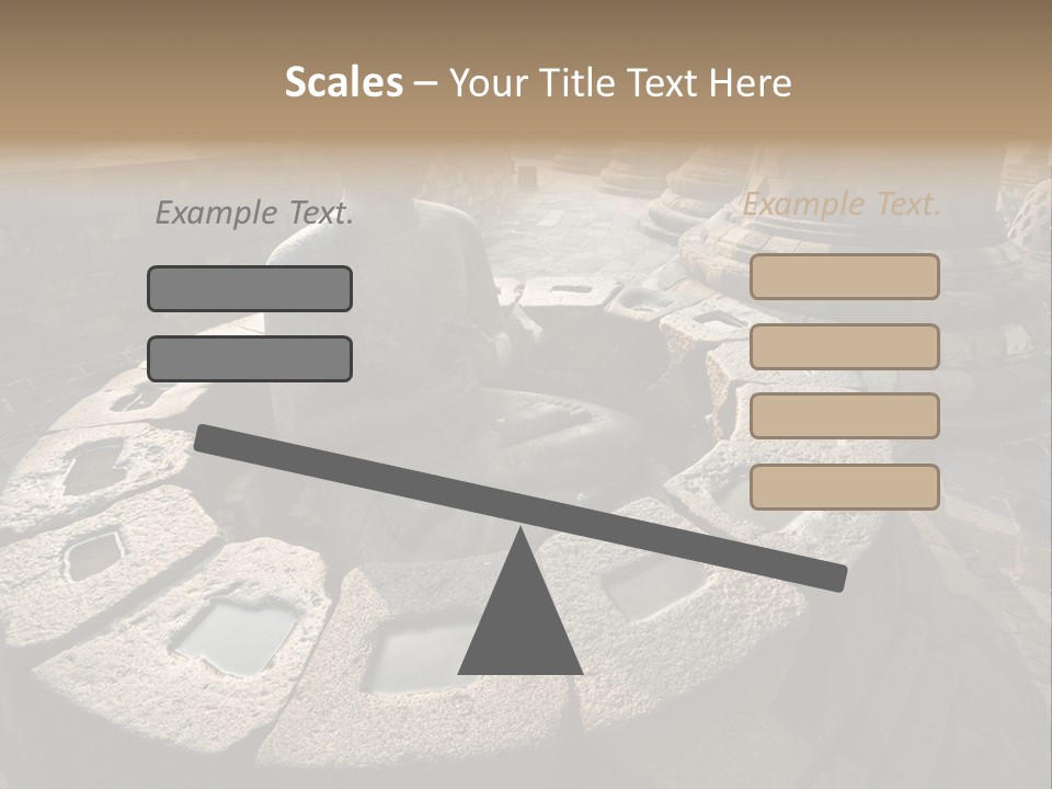 Prambanan Buddha Morning PowerPoint Template