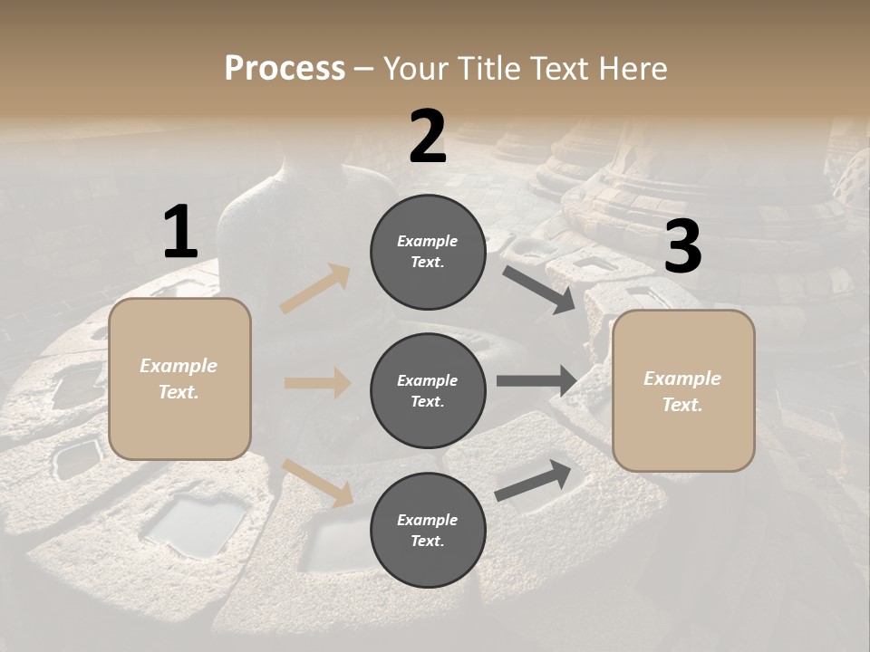 Prambanan Buddha Morning PowerPoint Template