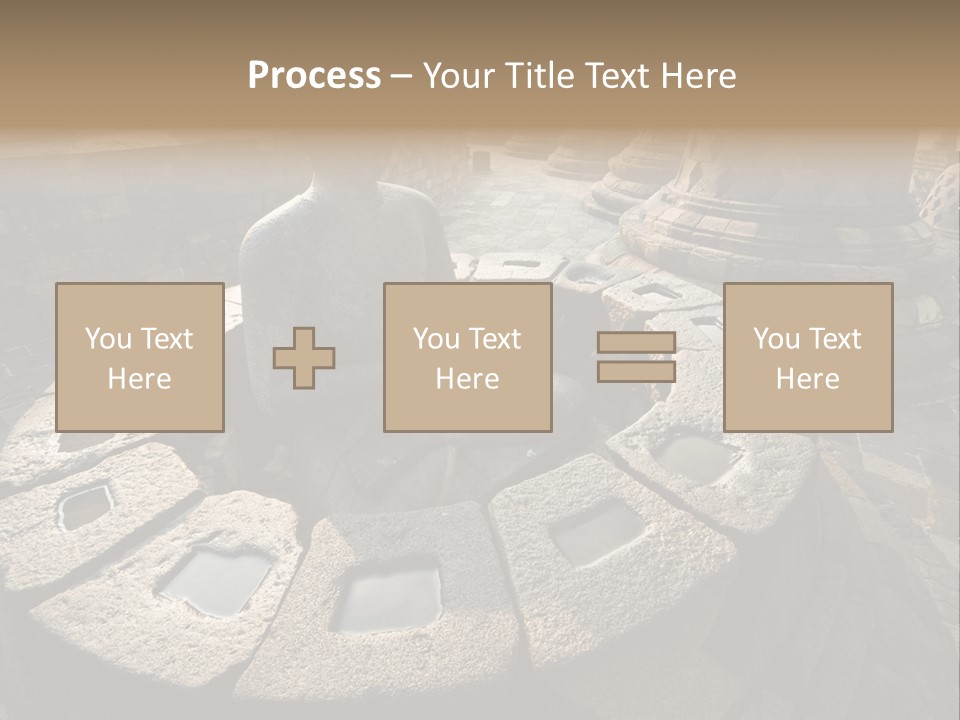 Prambanan Buddha Morning PowerPoint Template
