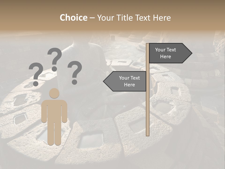 Prambanan Buddha Morning PowerPoint Template