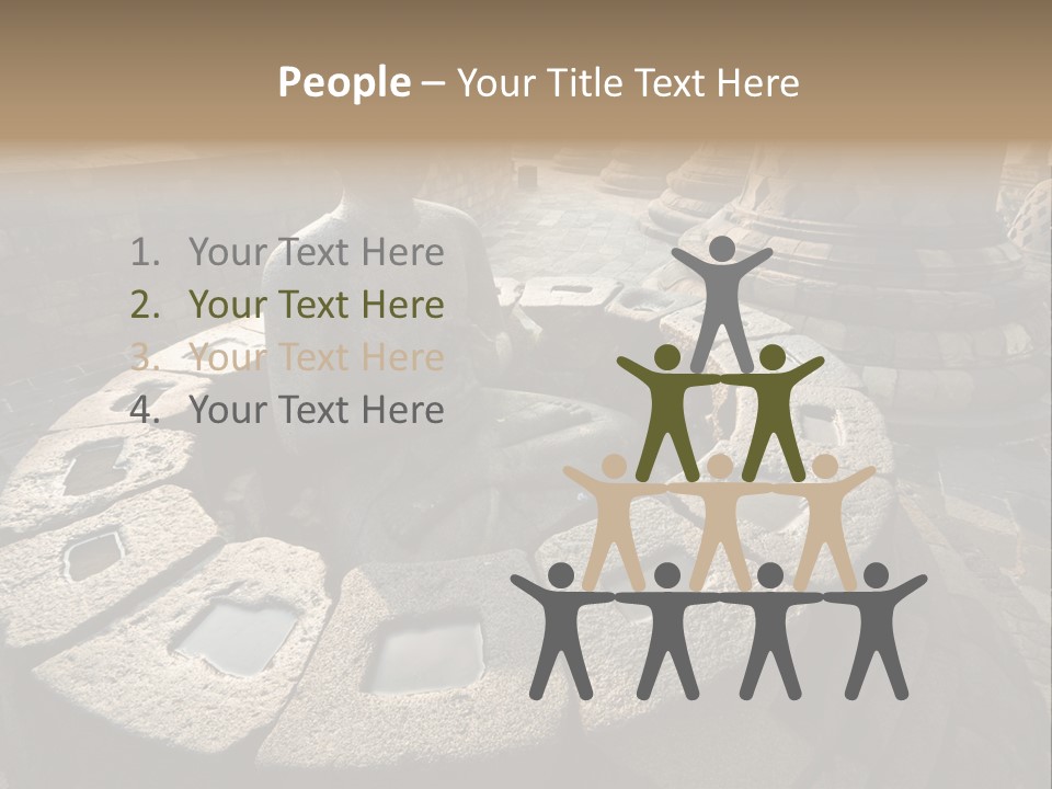 Prambanan Buddha Morning PowerPoint Template