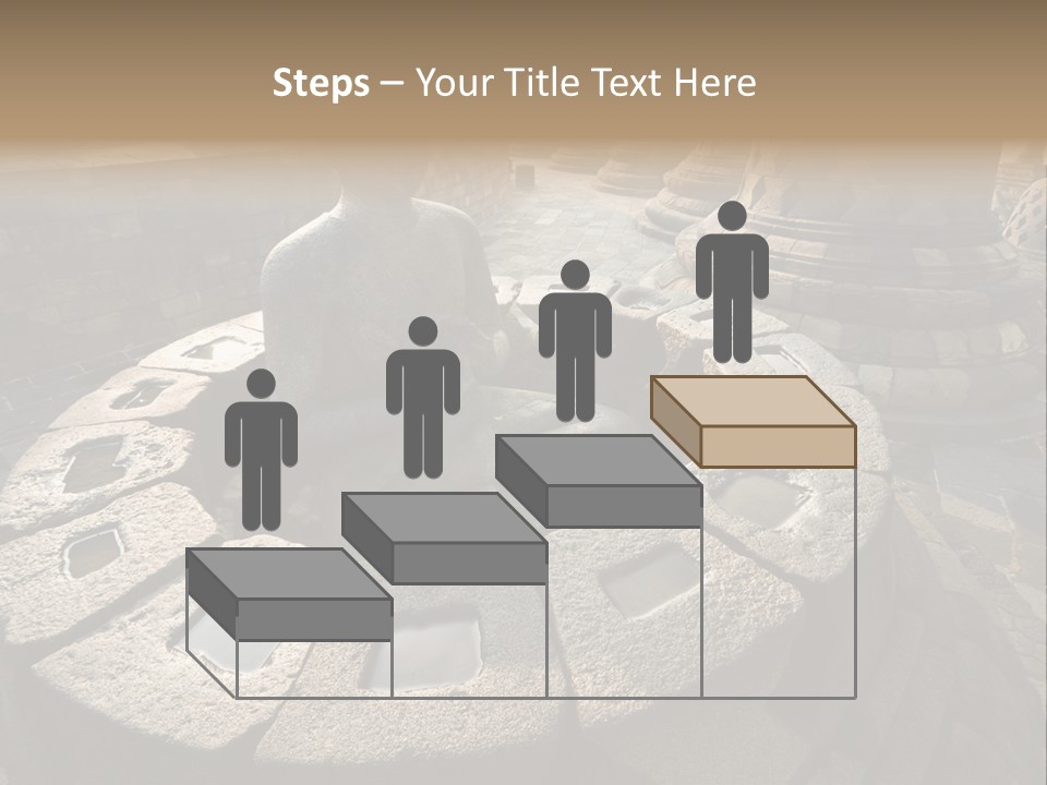 Prambanan Buddha Morning PowerPoint Template