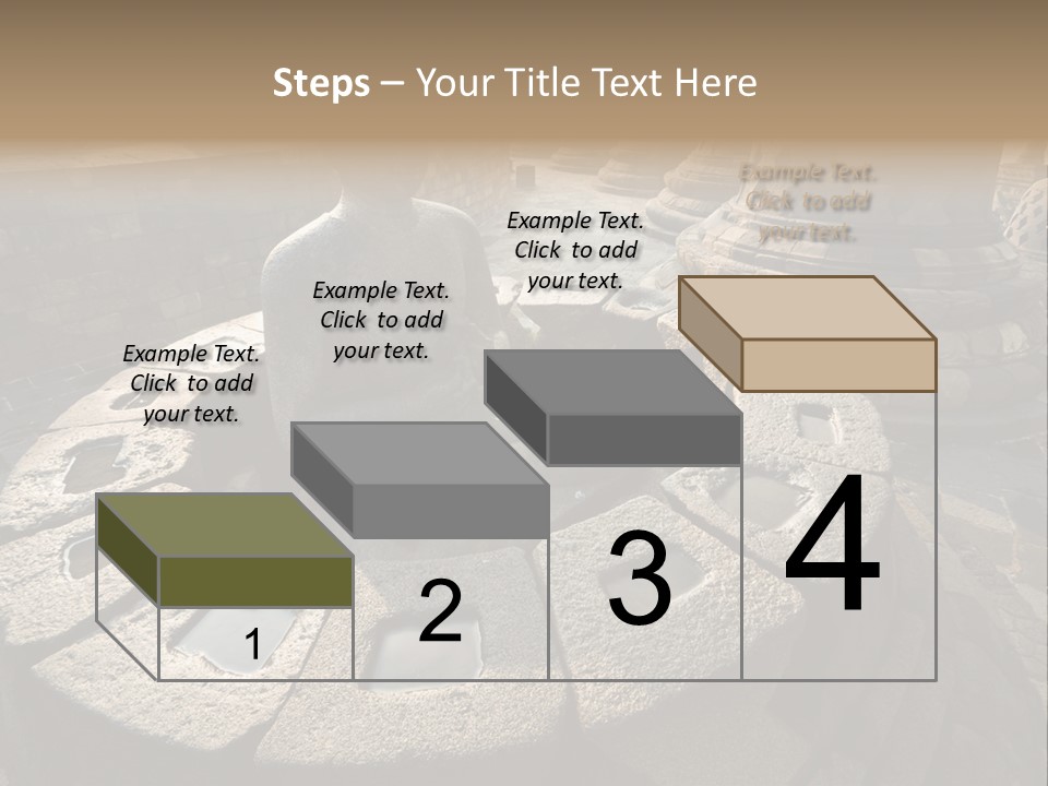 Prambanan Buddha Morning PowerPoint Template