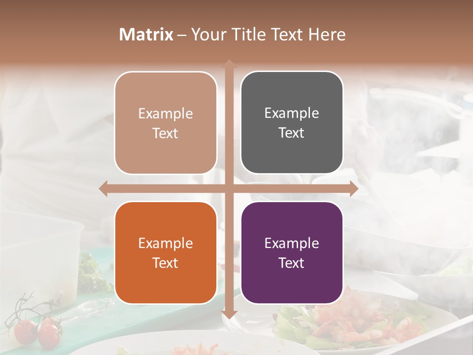 Fish Salad Men PowerPoint Template