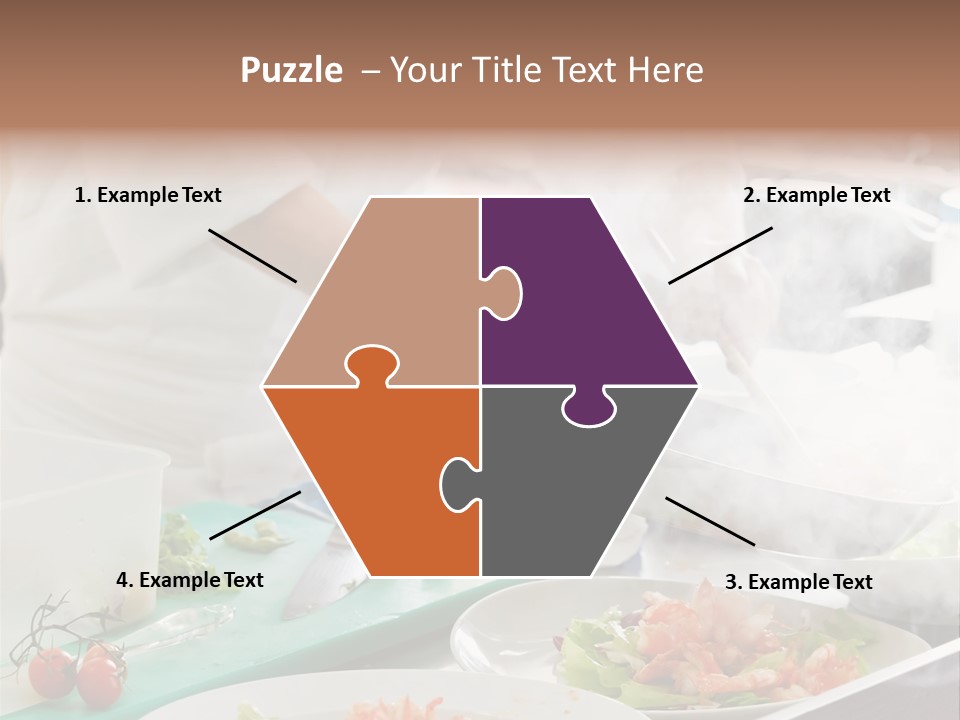 Fish Salad Men PowerPoint Template