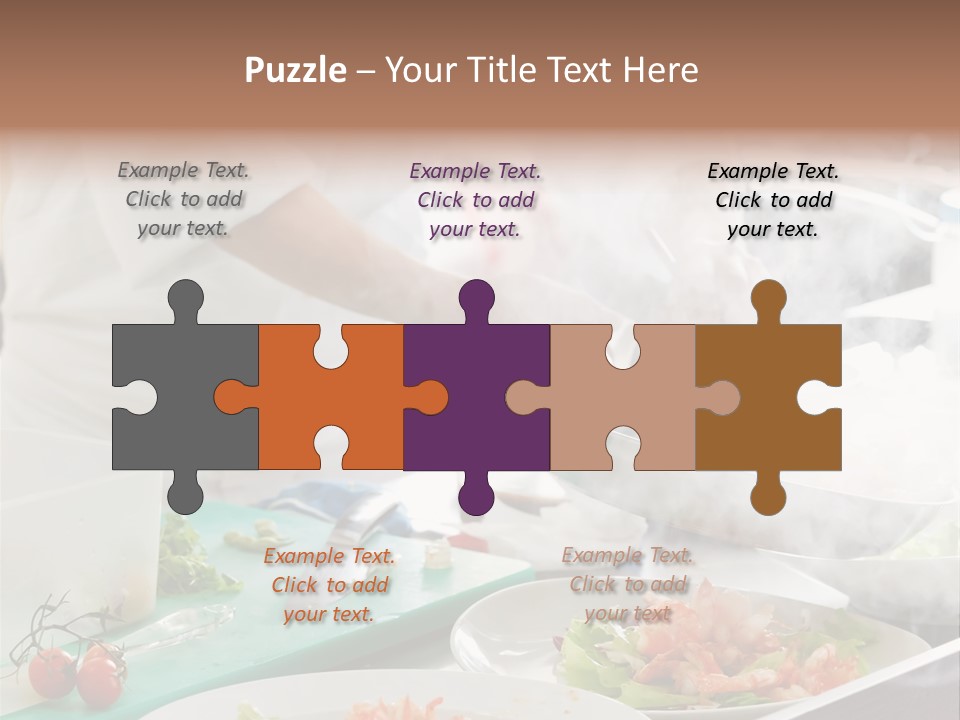 Fish Salad Men PowerPoint Template