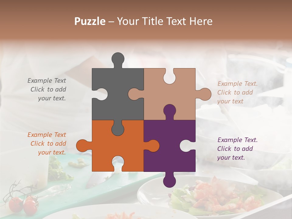 Fish Salad Men PowerPoint Template