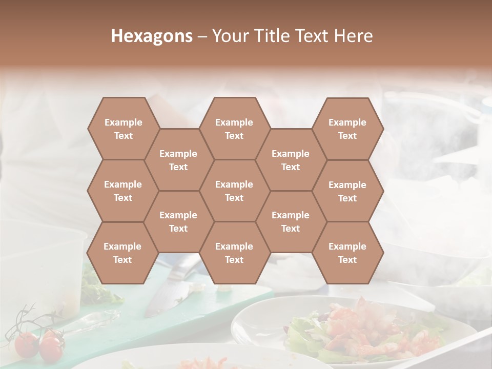 Fish Salad Men PowerPoint Template