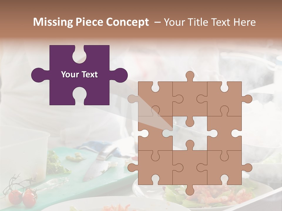 Fish Salad Men PowerPoint Template