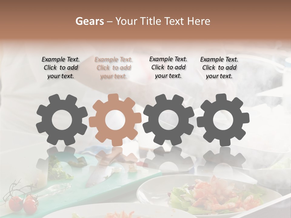 Fish Salad Men PowerPoint Template