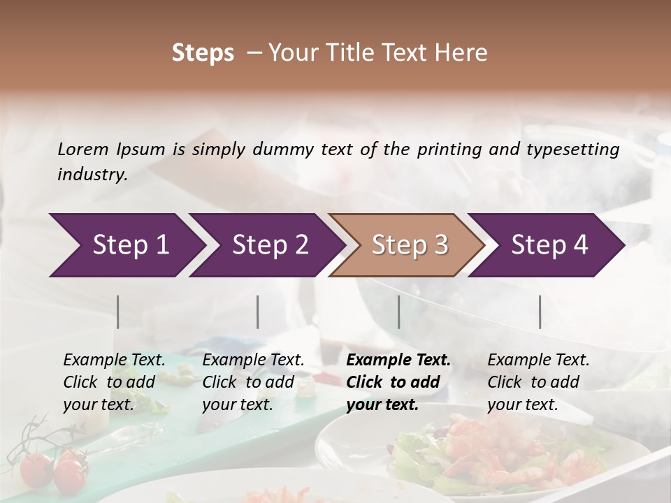 Fish Salad Men PowerPoint Template
