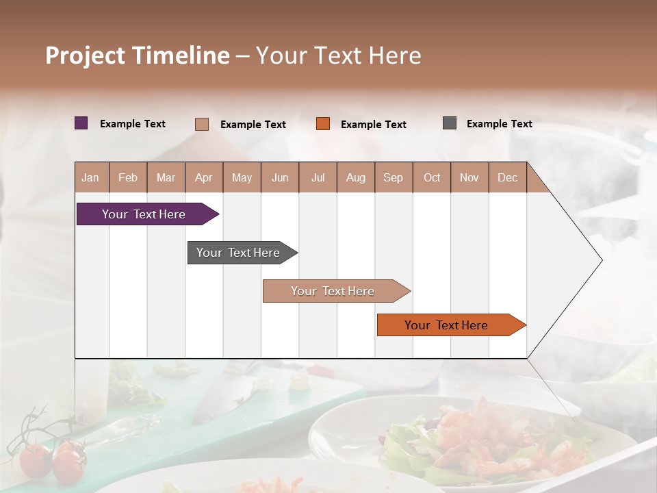Fish Salad Men PowerPoint Template