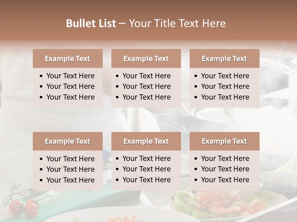 Fish Salad Men PowerPoint Template