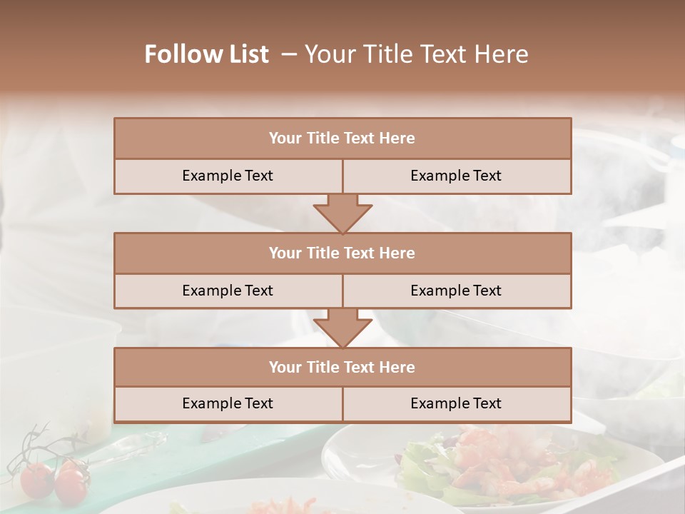 Fish Salad Men PowerPoint Template