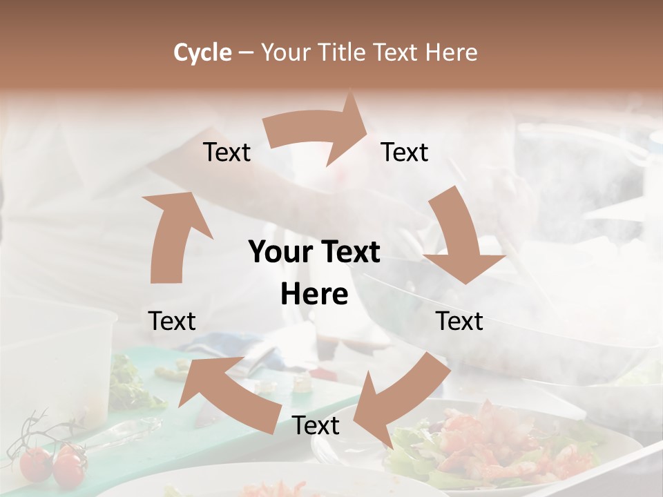 Fish Salad Men PowerPoint Template