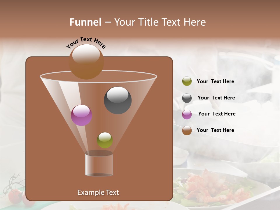 Fish Salad Men PowerPoint Template