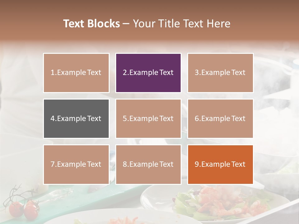 Fish Salad Men PowerPoint Template