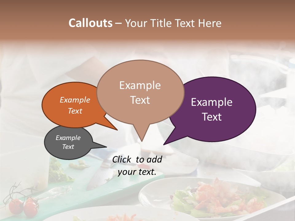 Fish Salad Men PowerPoint Template