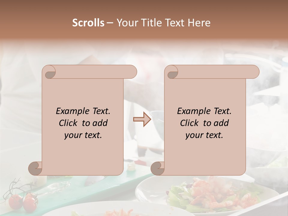 Fish Salad Men PowerPoint Template