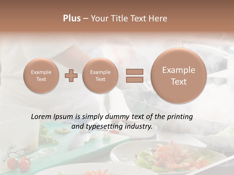 Fish Salad Men PowerPoint Template