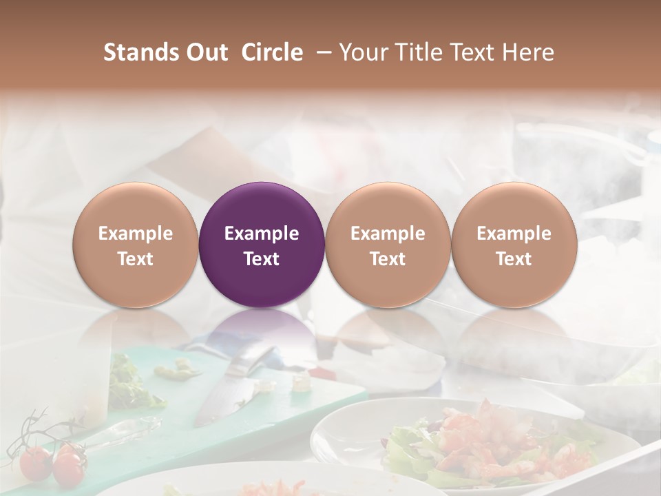 Fish Salad Men PowerPoint Template