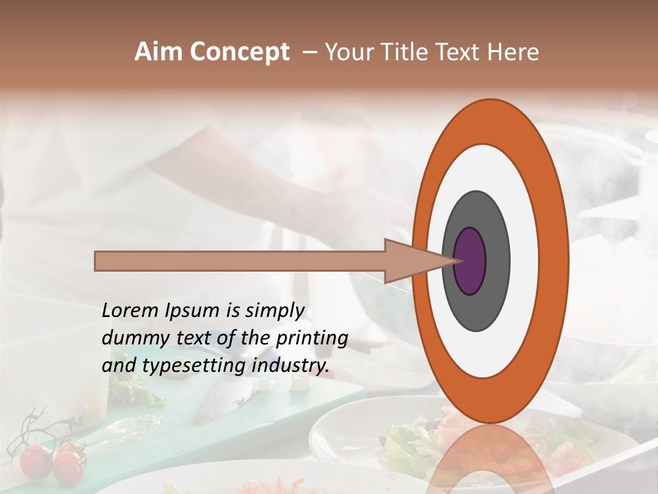 Fish Salad Men PowerPoint Template