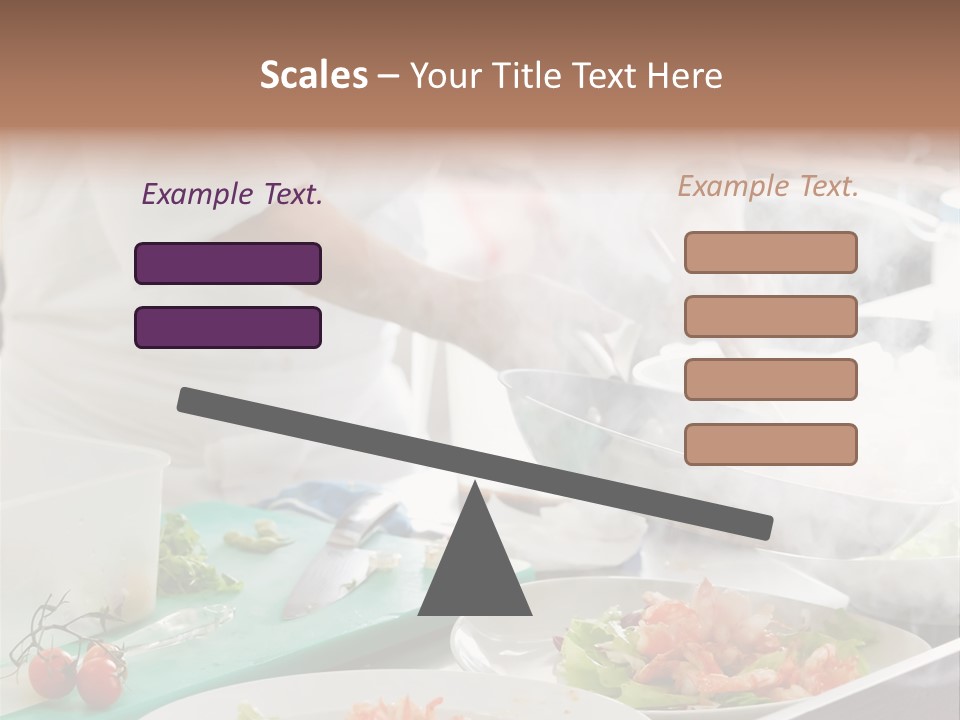 Fish Salad Men PowerPoint Template