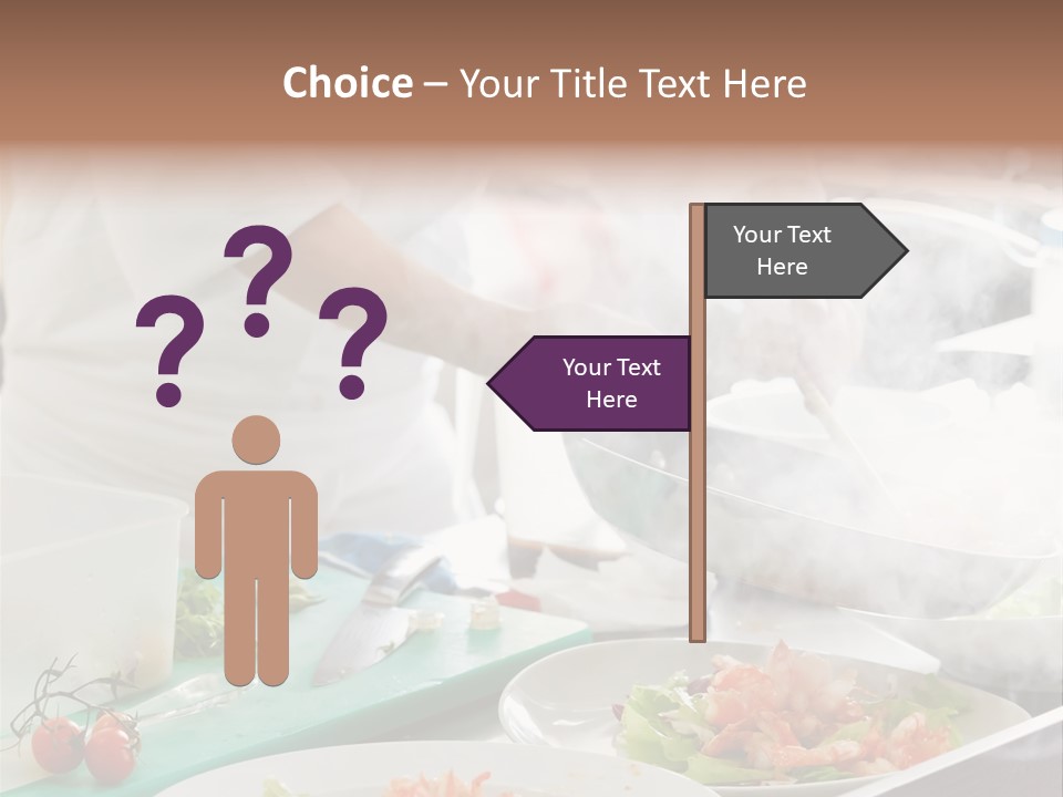 Fish Salad Men PowerPoint Template