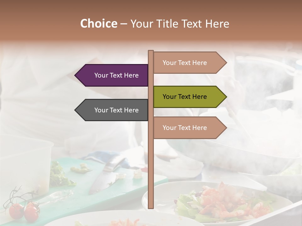 Fish Salad Men PowerPoint Template