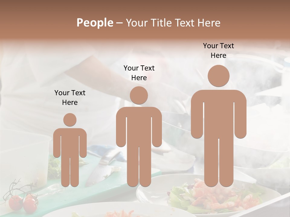 Fish Salad Men PowerPoint Template