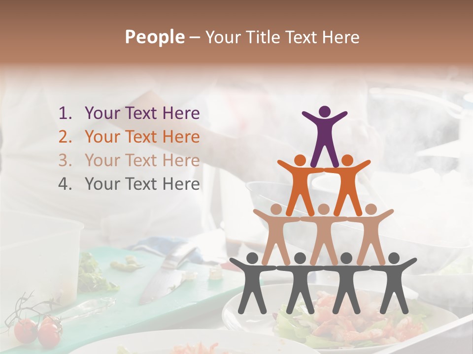 Fish Salad Men PowerPoint Template