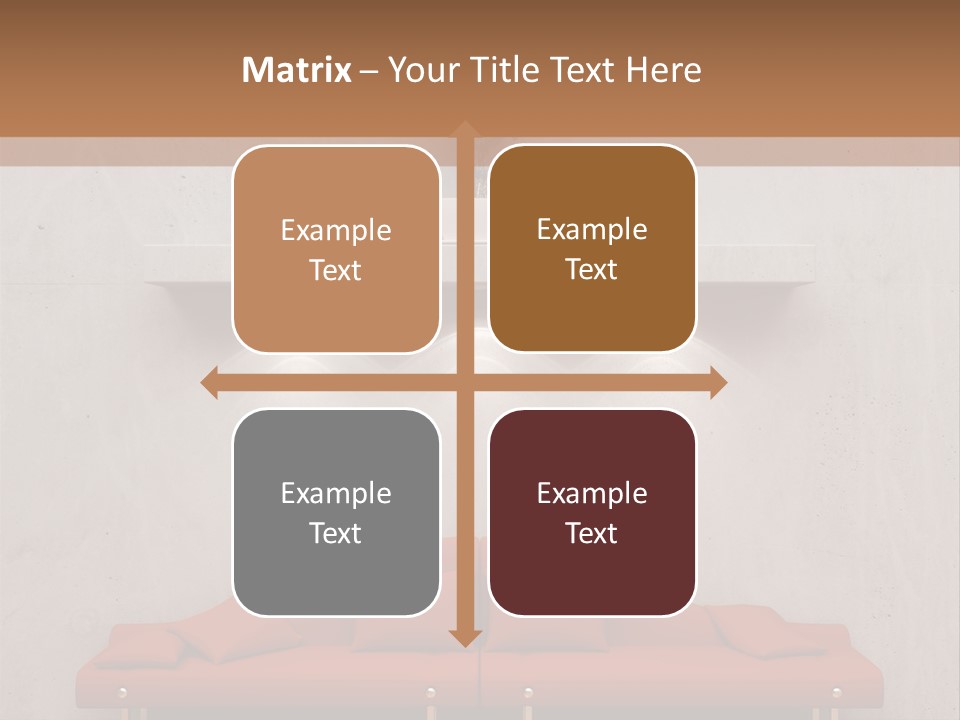 Home Chair Art PowerPoint Template