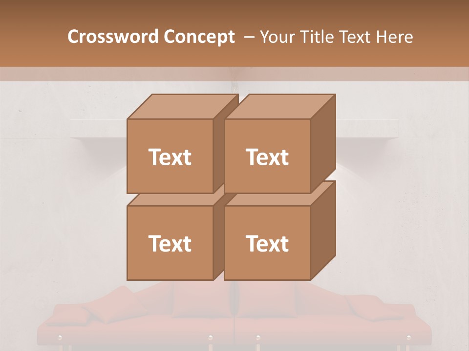 Home Chair Art PowerPoint Template