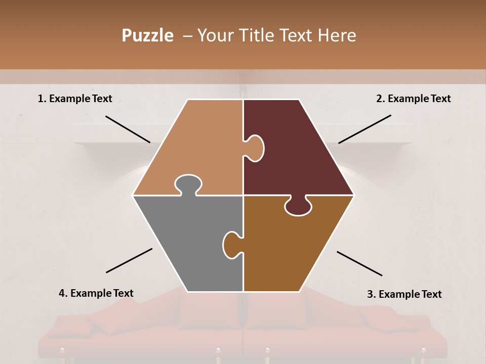 Home Chair Art PowerPoint Template