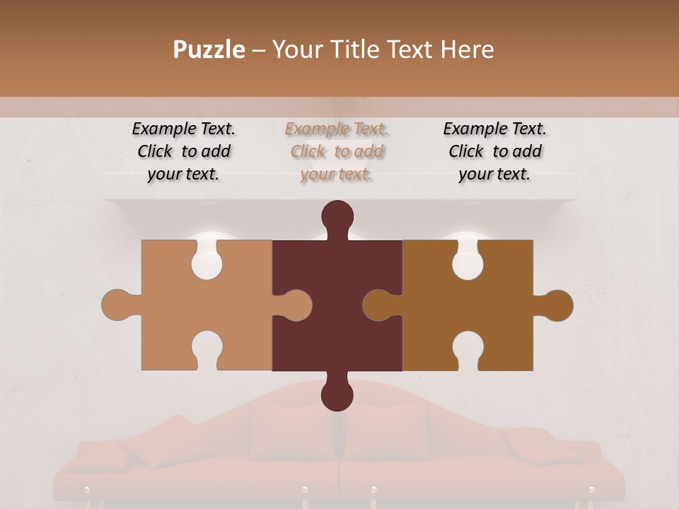 Home Chair Art PowerPoint Template