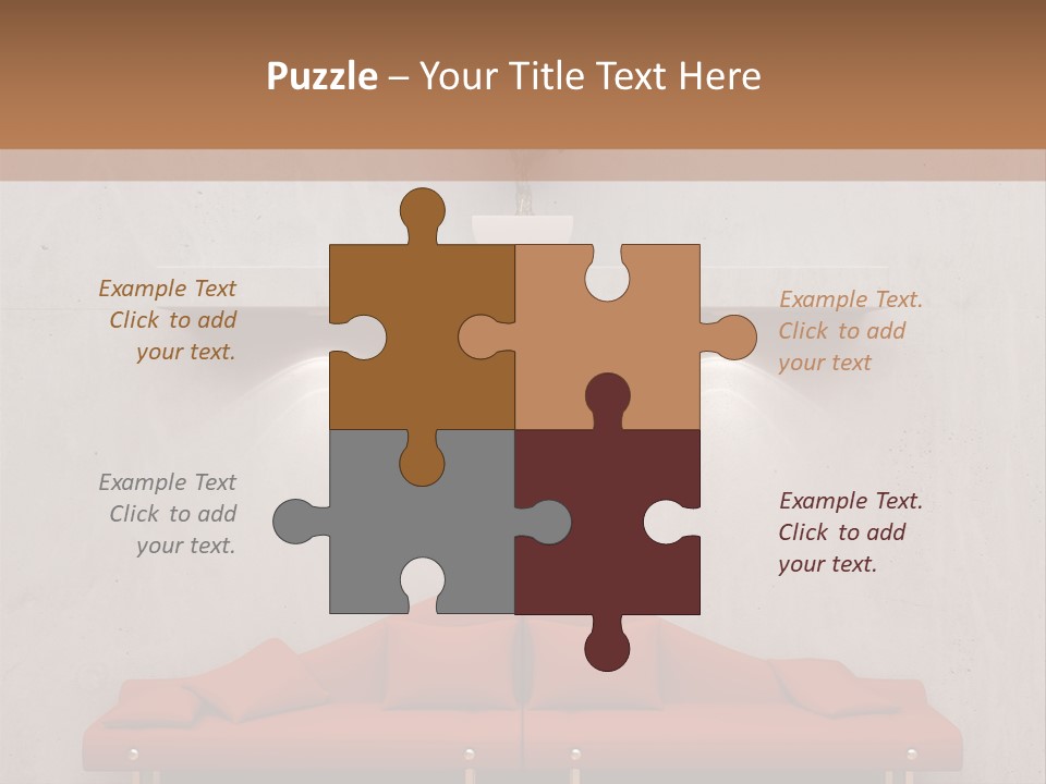 Home Chair Art PowerPoint Template