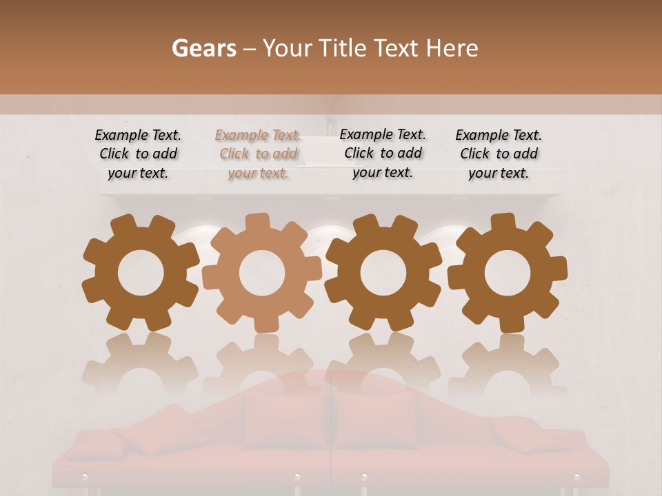 Home Chair Art PowerPoint Template