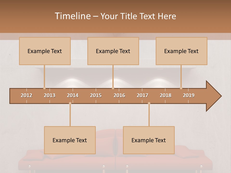 Home Chair Art PowerPoint Template