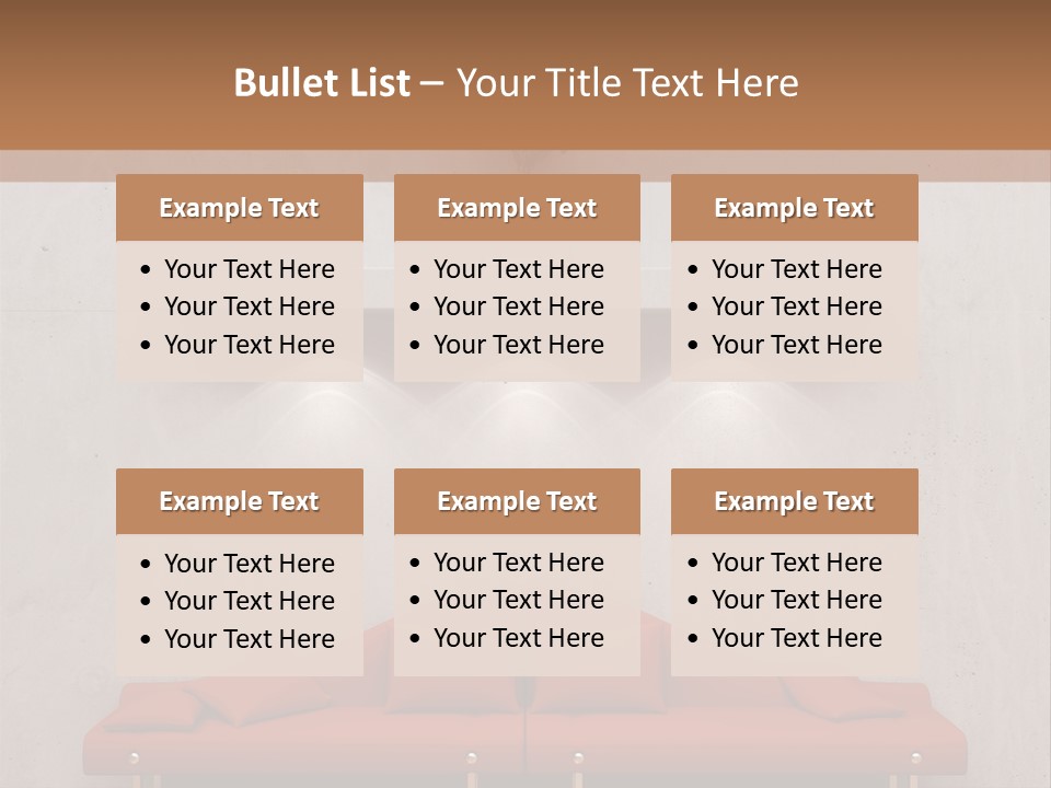 Home Chair Art PowerPoint Template