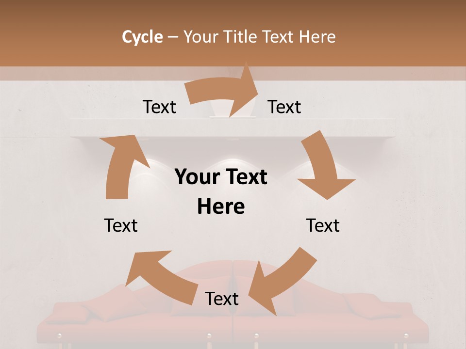 Home Chair Art PowerPoint Template