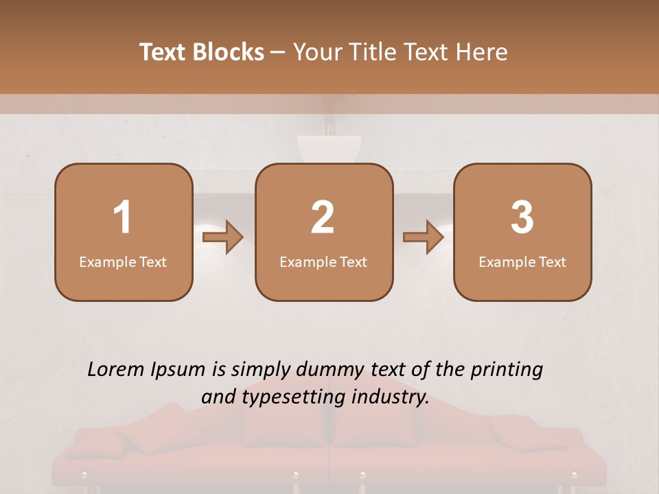 Home Chair Art PowerPoint Template