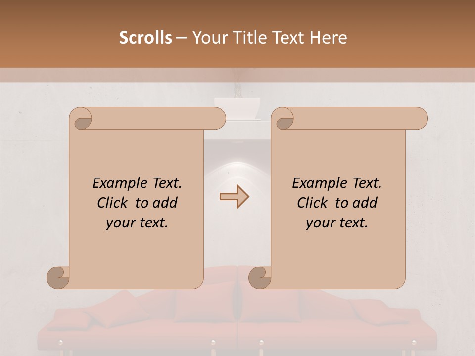 Home Chair Art PowerPoint Template